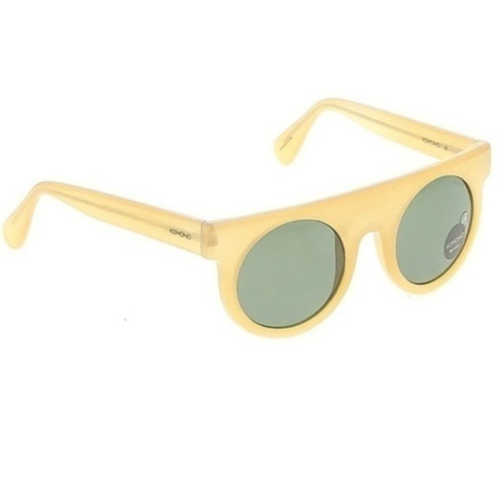 KOMONO sunglasses NEW Hippolyte shield Yellow Round - Picture 2 of 10